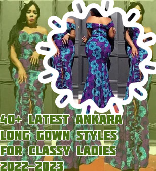 Free long ankara gown