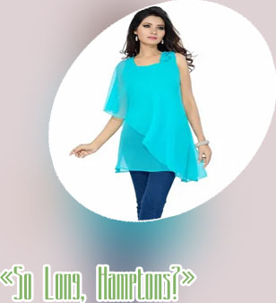Long tops for party wear
