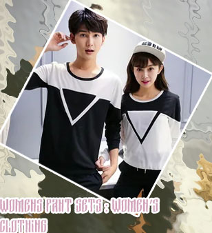 Matching shirt and pants set womens