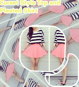Matching top for pink skirt