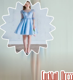 Pastel cocktail dress