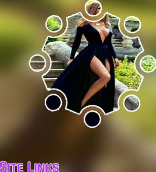 Woman in evening gown